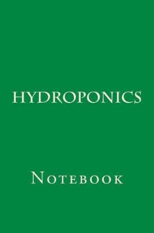 Cover of Hydroponics