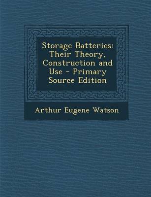Book cover for Storage Batteries