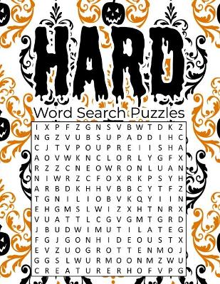 Book cover for Hard Word Search Puzzles