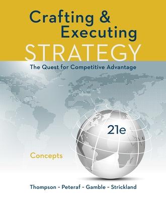 Book cover for CRAFTING AND EXECUTING STRATEGY: CONCEPTS