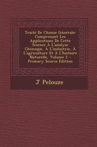 Cover of Traite de Chimie Generale