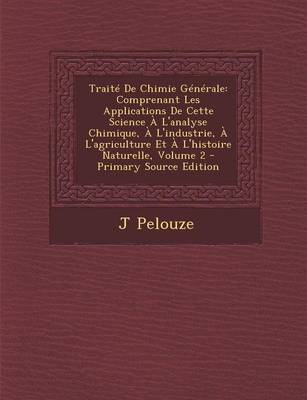 Book cover for Traite de Chimie Generale