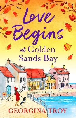 Book cover for Love Begins at Golden Sands Bay