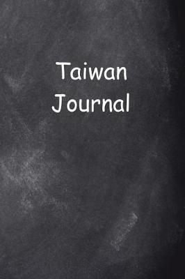 Book cover for Taiwan Journal Chalkboard Design