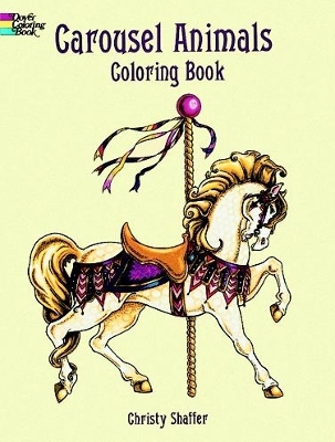 Book cover for Carousel Animals Coloring Book