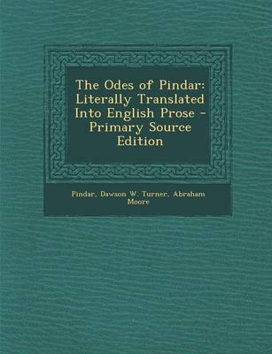 Book cover for The Odes of Pindar