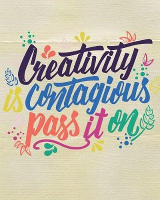 Book cover for Creativity is Contagious pass it on