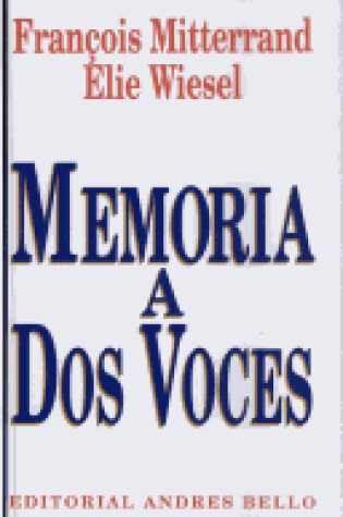Cover of Memoria a DOS Voces