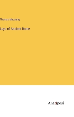 Book cover for Lays of Ancient Rome