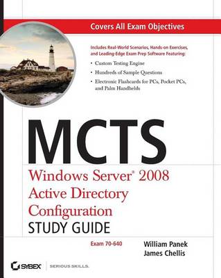 Book cover for McTs Windows Server 2008 Active Directory Configuration Study Guide