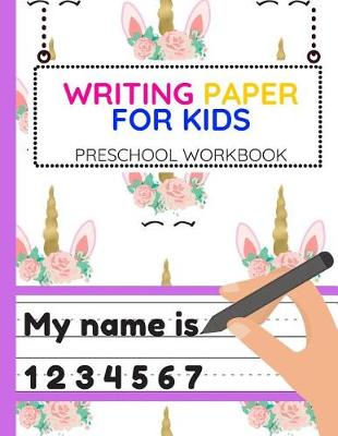 Book cover for Writing Paper For Kids