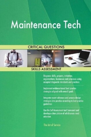 Cover of Maintenance Tech Critical Questions Skills Assessment