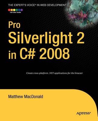 Book cover for Pro Silverlight 2 in C# 2008