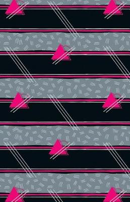 Book cover for Bullet Journal Abstract Pattern Pink Triangles