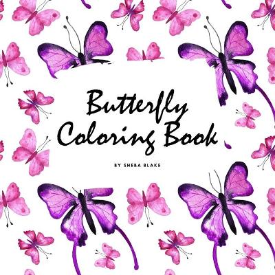 Book cover for Butterfly Coloring Book for Children (8.5x8.5 Coloring Book / Activity Book)