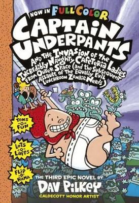 Book cover for Captain Underpants and the Invasion of the Incredibly Naughty Cafeteria Ladies F
