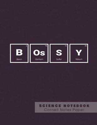 Book cover for Bossy - Science Notebook - Cornell Notes Paper