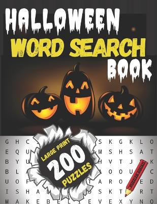 Book cover for Halloween Word Search Book