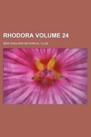 Cover of Rhodora Volume 24