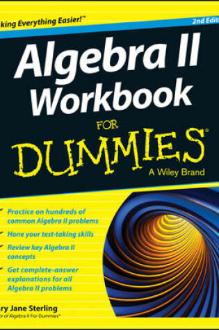 Cover of Algebra II Workbook For Dummies