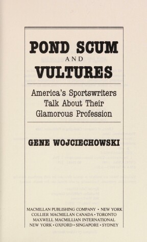 Book cover for Pond Scum & Vultures Opwos H