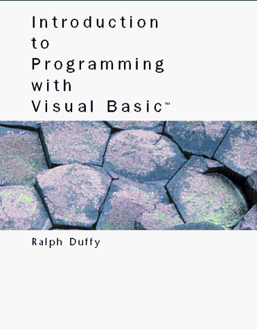 Book cover for Introduction to Programming Visual Basic