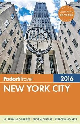 Book cover for Fodor's New York City 2016