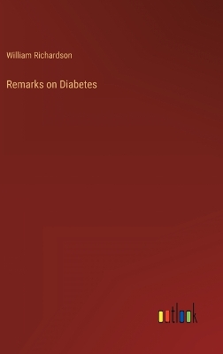 Book cover for Remarks on Diabetes