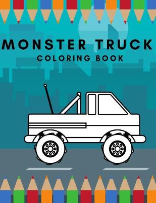 Book cover for Monster truck Coloring book