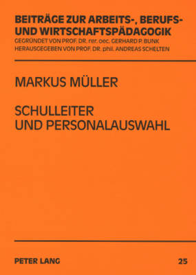 Book cover for Schulleiter Und Personalauswahl