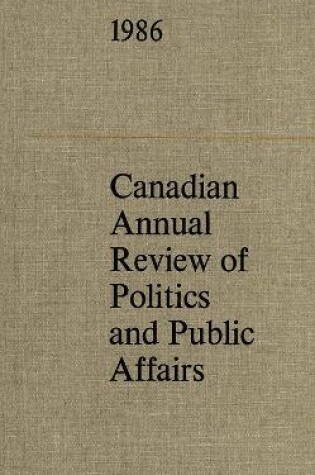 Cover of Cdn Annual Review 86