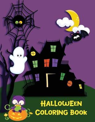 Book cover for Halloween Coloring Book