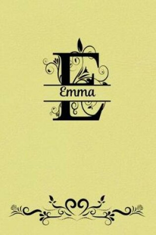 Cover of Split Letter Personalized Name Journal - Emma