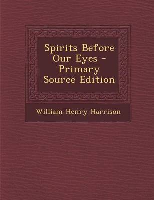 Book cover for Spirits Before Our Eyes