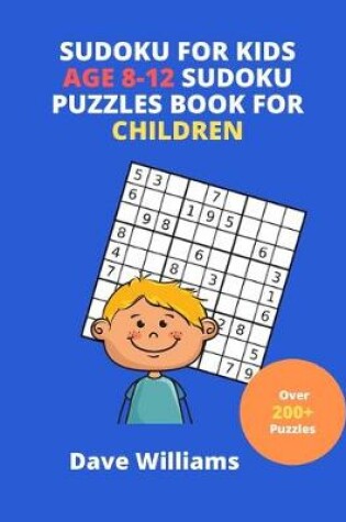 Cover of sudoku for kids age 8-12 sudoku puzzles book for children