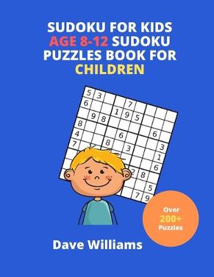 Book cover for sudoku for kids age 8-12 sudoku puzzles book for children