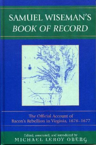 Cover of Samuel Wiseman's Book of Record