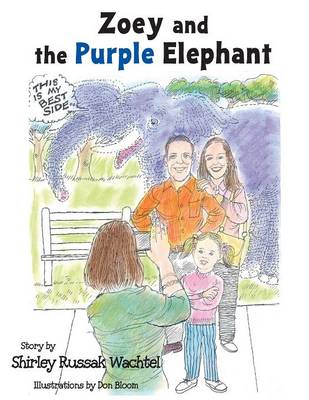 Book cover for Zoey and the Purple Elephant