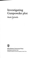 Book cover for Investigating Gunpowder Plot