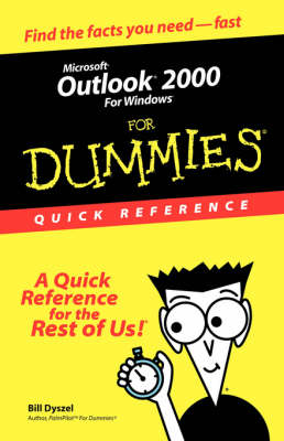 Cover of Microsoft Outlook 2000 for Windows for Dummies Quick Reference