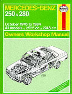 Book cover for Mercedes-Benz 250 and 280 123 Series 1976-84 Owner's Workshop Manual