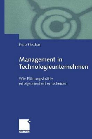 Cover of Management in Technologieunternehmen