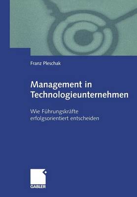 Book cover for Management in Technologieunternehmen