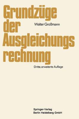 Book cover for Grundzuge Der Ausgleichungsrechnung