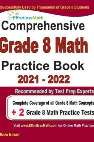 Cover of Comprehensive Grade 8 Math Practice Book
