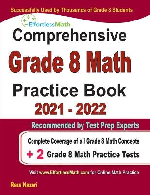 Book cover for Comprehensive Grade 8 Math Practice Book