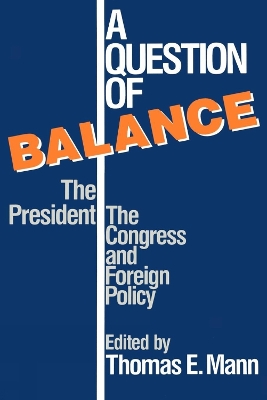 Book cover for A Question of Balance