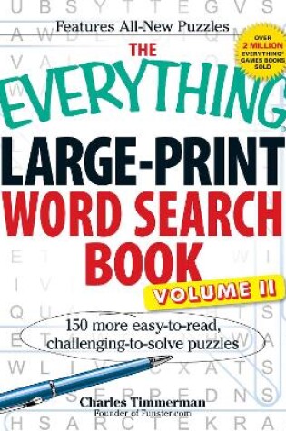 Cover of The Everything Large-Print Word Search Book, Volume II