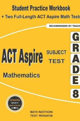 Cover of ACT Aspire Subject Test Mathematics Grade 8