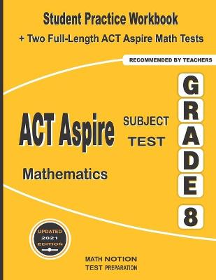 Book cover for ACT Aspire Subject Test Mathematics Grade 8